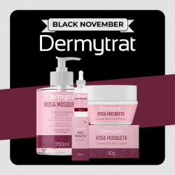 Kit 2 Rosa Mosqueta - Óleo, Creme facial, Sérum facial, Sabonete líquido (brinde)