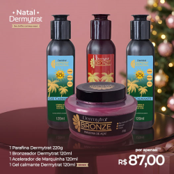 Combo I - Parafina + Bronzeador + Acelerador de Marquinha + Gel calmante
