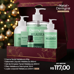 Combo II - Creme facial + Sabonete Líquido + Gel de limpeza + Óleo Melaleuca