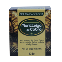 GEL MASSAGEADOR MANTEIGA DE COBRA 135g